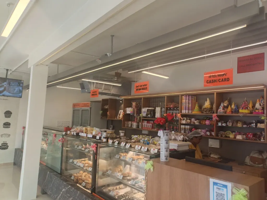 Amma's Pastries Retail Showroom & Display Counter Fresh Air Cooling