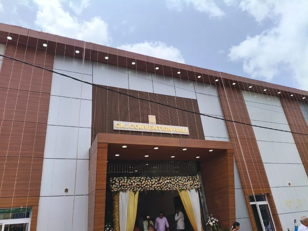 CK. Convention Hall & Kalyana Mantapa Grand Entrance Facade