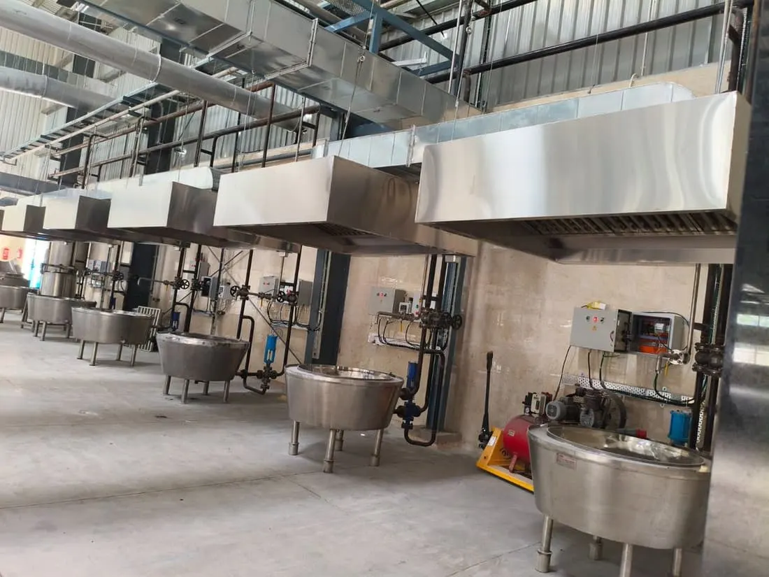 Commercial Restaurant Extraction Canopy & Makeup Cooling